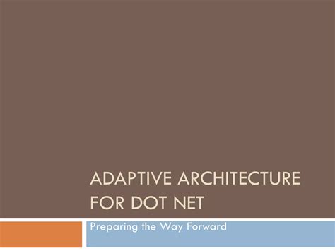 Adaptive Architecture | PPT