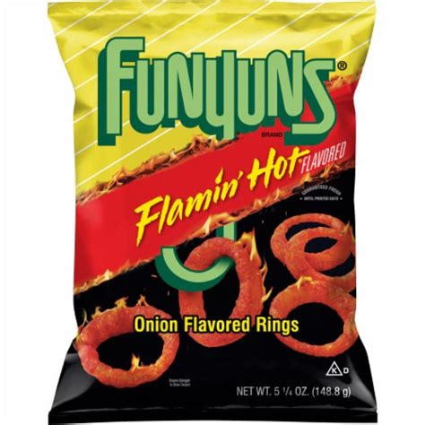 Funyuns Flamin Hot Onion Flavored Rings 5 25 Oz Fred Meyer