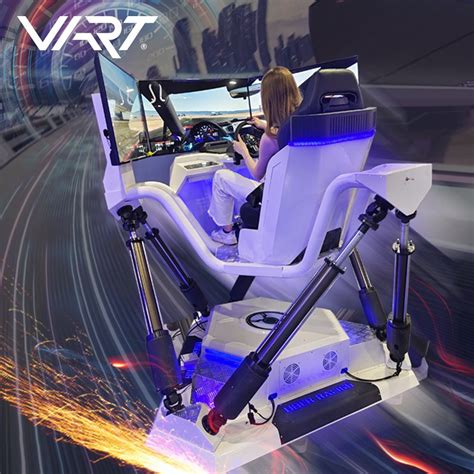 Vart Three Screen Arcade Car Driving Game Simulator Machine With Motion