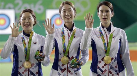 Rio 2016 Olympics South Korean Women Win 8th Straight Olympic Gold In Team Archery Rio 2016