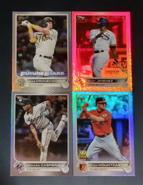 Topps Series Rainbow Foil Parallels With Rookies You Pick The