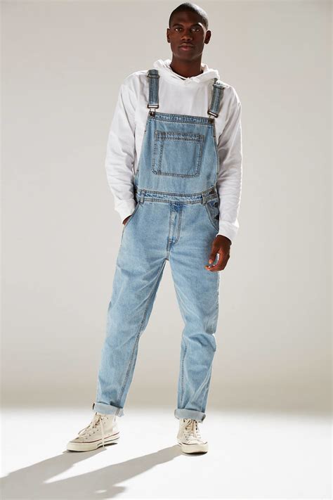 BDG Light Stonewash Denim Overall ShopStyle Jeans