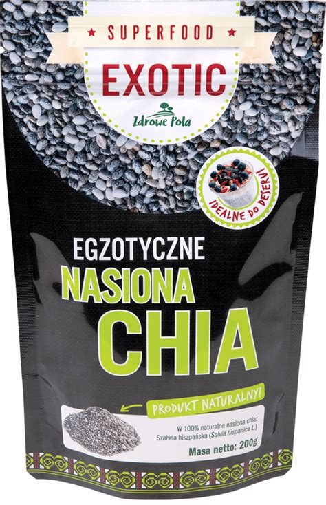 ZDROWE POLA SuperFood Exotic Nasiona Chia 200 G Drogeria Rossmann Pl