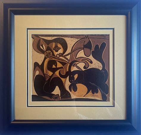 Pablo Picasso Original Linocut From 1969 For Sale At Auction On 10th