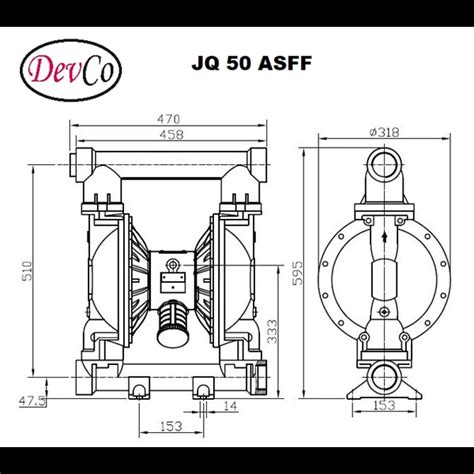 Jual Diaphragm Pump Jq Asff Graco Oem Pompa Diafragma Devco