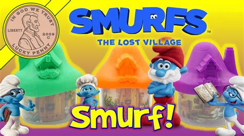 Smurfs Lost Village McDonald S 2017 Happy Meal Review YouTube