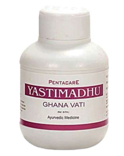 Buy Pentacare Yastimadhu Ghana Vati Tablets Online