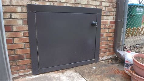 GSM Services Before & After Photo Set - New Crawl Space Door installed in Bessemer City, NC