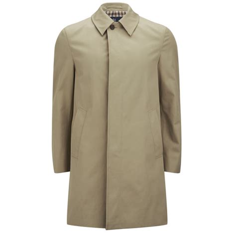 Aquascutum Mens Broadgate Trench Coat Camel Clothing