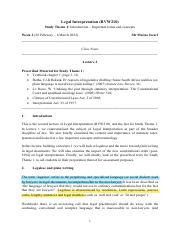 RVW 210 Lecture 2 Notes Pdf Legal Interpretation RVW210 Study Theme