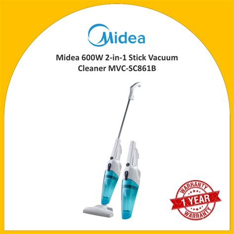 Midea W In Stick Vacuum Cleaner Mvc Sc B Shopee Malaysia