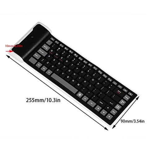 Fosa Portable Waterproof Mini Wireless Bluetooth Keyboard Foldable For