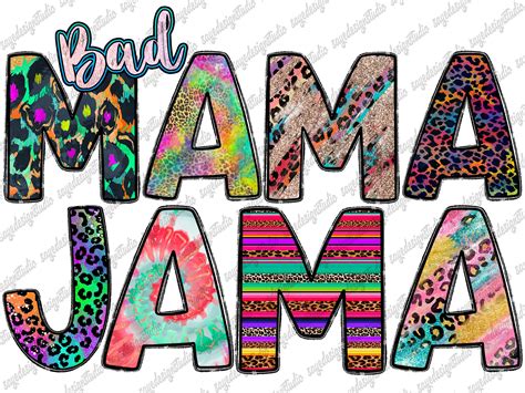 Bad Mama Jama Png Sublimation Design Png Mama Design Bad - Etsy ...