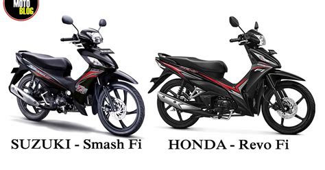 Adu Komparasi Suzuki Smash Fi Dengan Honda Revo Fi Zona Moto Blog