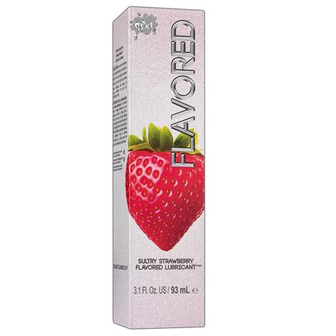 Wet Flavored Strawberry Flavored Lubricant 3 1 Fl Oz