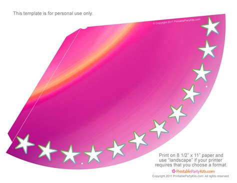 Free Printable Birthday Party Hats | Birthday party hats, Party hat