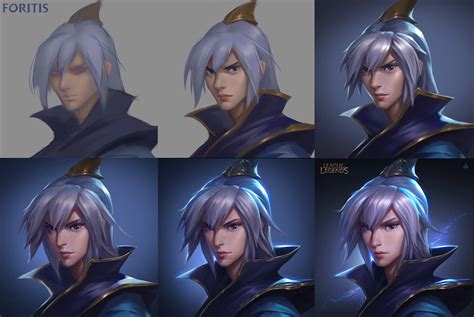 Foritis wang - LOL fanart - Enduring Sword-Talon