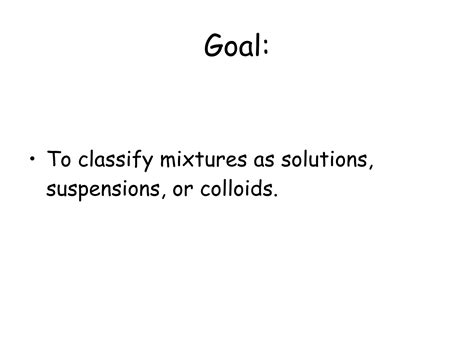 Solutions Suspensions And Colloids Ppt