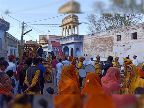 Nagaur Ladnun News Procession Taken Out On Birth Anniversary Of Lord Shri Parshuram Ladnun