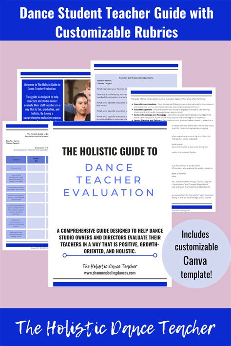 Dance Teacher Evaluation Rubric Teacher Evaluation Dance Teacher