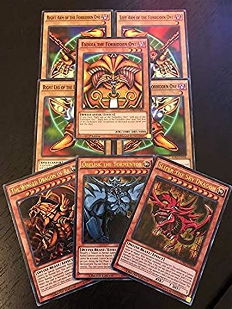 Amazon.com: Yu-Gi-Oh! Exodia & God Cards! All Rare 20 Card Lot : Toys ...