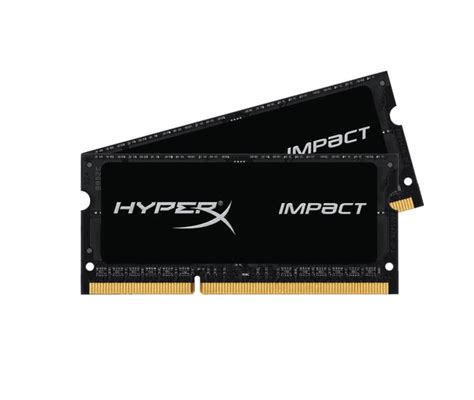 Kingston Hyperx Impact Black Gb Kit X Gb Mhz Ddr L Cl Sodimm