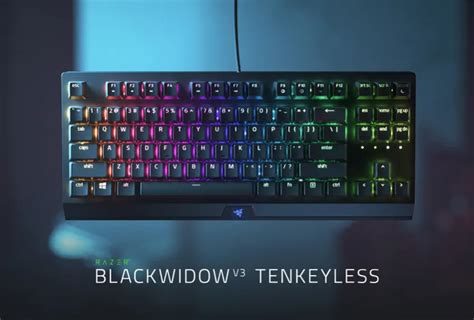 Razer Blackwidow V3 Tenkeyless Rz03 03491000 R3l1 Green Switch Tr Q Rgb