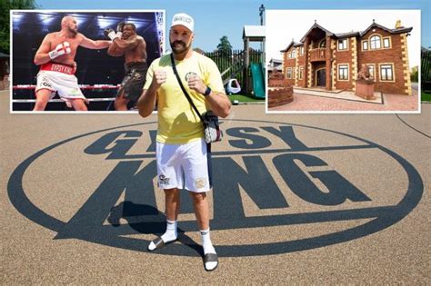 Tyson Fury Gets Huge Gypsy King Logo Embedded On Driveway At His