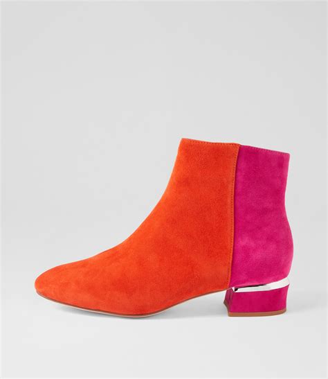 Garyie Nude Shimmer Leather Patent Ankle Boots By Django Juliette Shop Online At Mathers