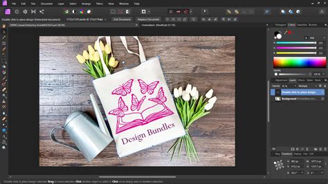 Use Smart Object Mockups In Affinity Photo Design Bundles