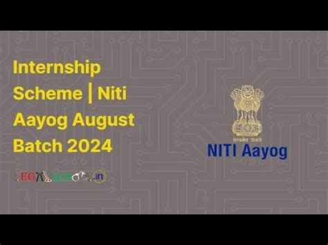 Niti Aayog Internship Apply Online Niti Aayog Internship Niti