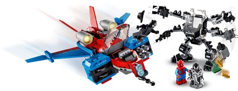 Best Buy LEGO Marvel Spider Man Spider Jet Vs Venom Mech 76150 6289070