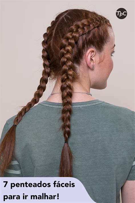 Penteado Para Academia Cabelo Longo - 7 penteados simples para ir à academia com muito estilo! | Cabelo ...