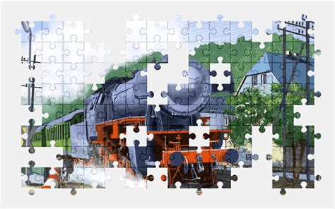 Train Painting Jigsaw Puzzles Online