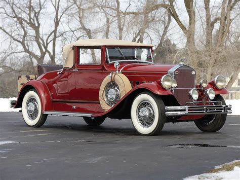 1930 Pierce Arrow Model A Convertible Coupe Classic Car Auction Of