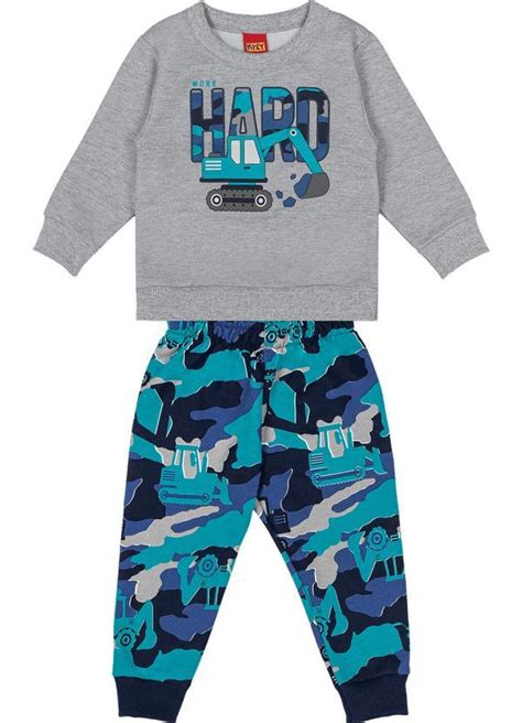 Conjunto Infantil Menino Mescla Kyly