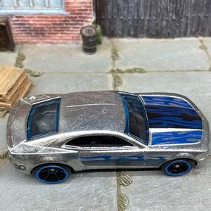 Loose Hot Wheels Chevy Camaro Concept Dressed In Th Anniversary Zamac And Blue Etsy