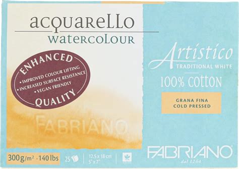 Amazon Fabriano Aew Bl Co F Gf Watercolour Paper X