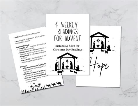 Advent for Kids, Advent Wreath Reading, Weekly Advent Scripture Cards