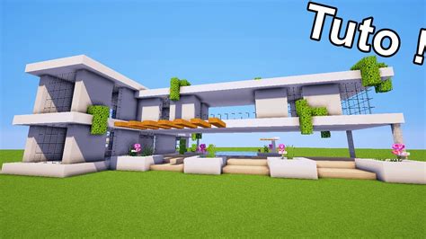 Minecraft Tuto Grande Maison Moderne Map Ventana Blog