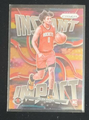 2021 22 Panini Prizm Basketball Jalen Green 25 RC Rookie Instant