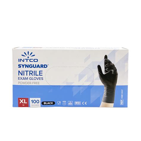 Intco Synguard Handschoenen Nitrile Zwart XL 100 Stuks Bij De Grootha