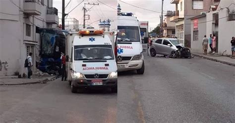 Accidente De Tránsito En La Habana Guagua Impacta Una Casa