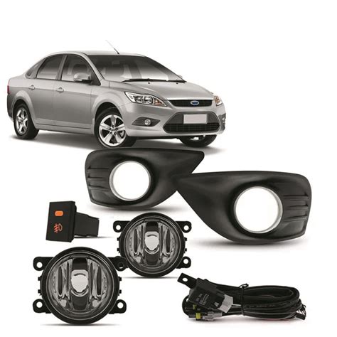 Kit Farol De Milha Focus Sedan Grade Aro