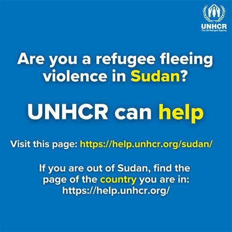 Unhcr Sudan On Twitter If You Are A Refugee An Asylum Seeker Or An