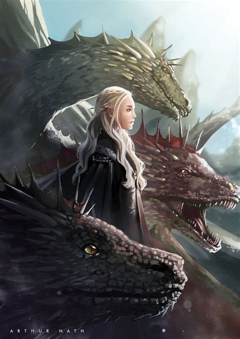 Resultado De Imagen Para Daenerys Dragons Deviantart Game Of Thrones