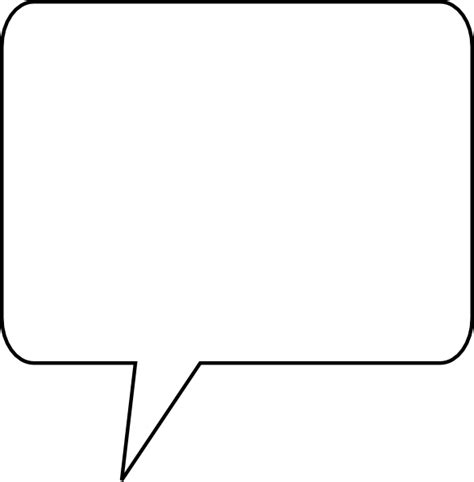 Square Speech Bubble - ClipArt Best