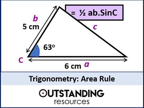 Area Rule using Trig | Teaching Resources