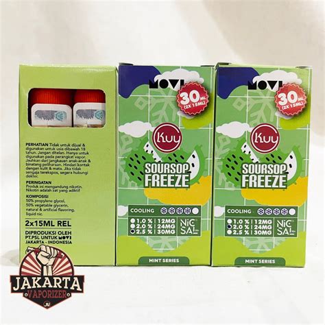 Jual SALT NICSAL 99 KUY SOURSOP FREEZE SALT NIC 15ML 12MG 24MG 30MG