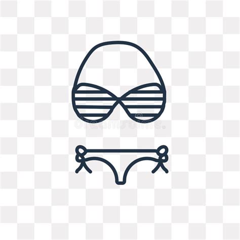 Segno E Simbolo Di Vettore Dell Icona Del Bikini Isolati Su Fondo Bianco Concetto Di Logo Del